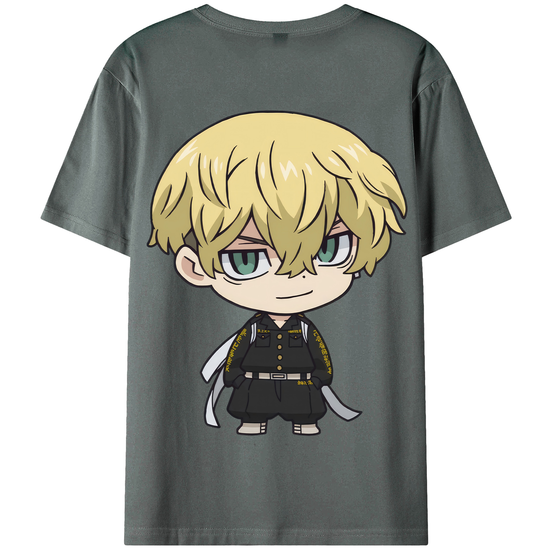 （画像用） 東京リベンジャーズ Tokyo Revengers 綿100％半袖Tシャツ（背面プリント）